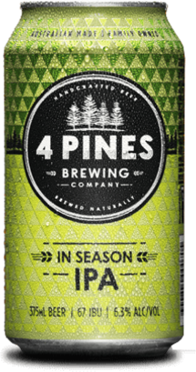 4 Pines In Season IPA Can 1X375ML