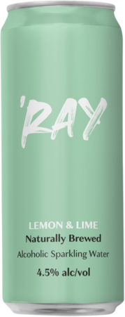 Hop Nation Ray Lemon & Lime Seltzer Can 4X375ML