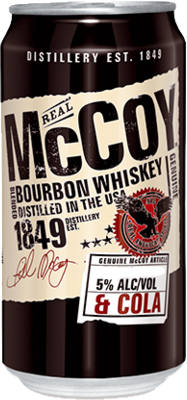 null Real McCoy Bourbon & Cola Can 24X375ML