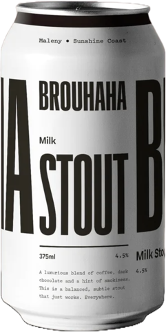Brouhaha Milk Stout Can 1X375ML
