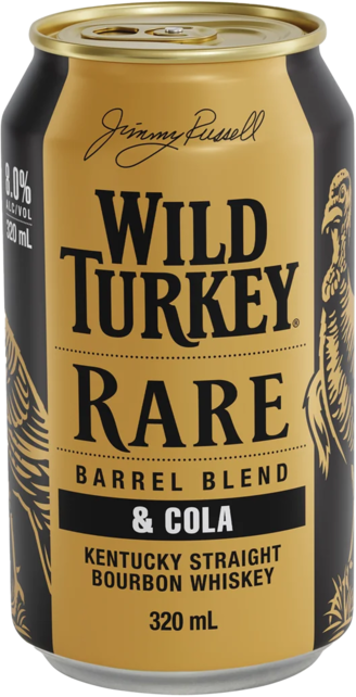 Wild Turkey Rare Bourbon & Cola Can 1X375ML