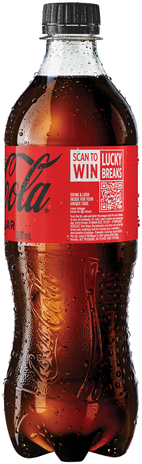Coca Cola No Sugar Bottle Single 600ML