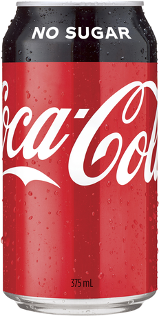 Coca Cola No Sugar Can 1X375ML