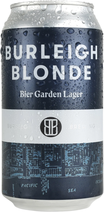 Burleigh Blonde Lager Can 1X375ML