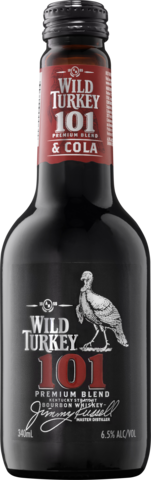  Wild Turkey 101 Bourbon & Cola Bottle 24X330ML