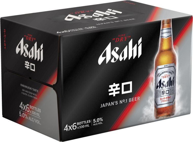 null Asahi Super Dry 5% 4 x 6 x 330ml