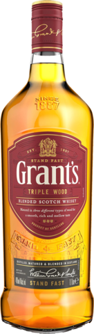 null Grant's Triple Wood Blended Scotch Whisky 1L