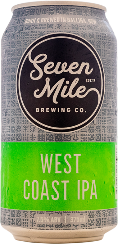 Seven Mile Brewing Co. West Coast IPA Can 1X375ML