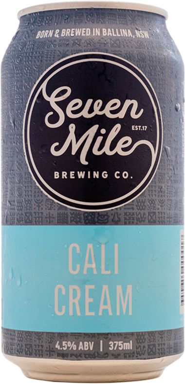 Seven Mile Brewing Co. California Cream Ale Can 4X375ML