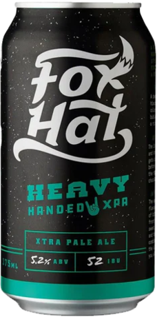 Fox Hat Heavy Handed Xtra Pale Ale Can 1X375ML