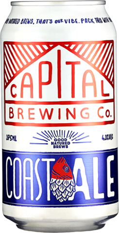 Capital Coast Ale Can 4X375ML