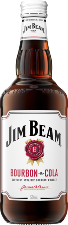 Jim Beam White Label Bourbon & Cola Tall 3X500ML