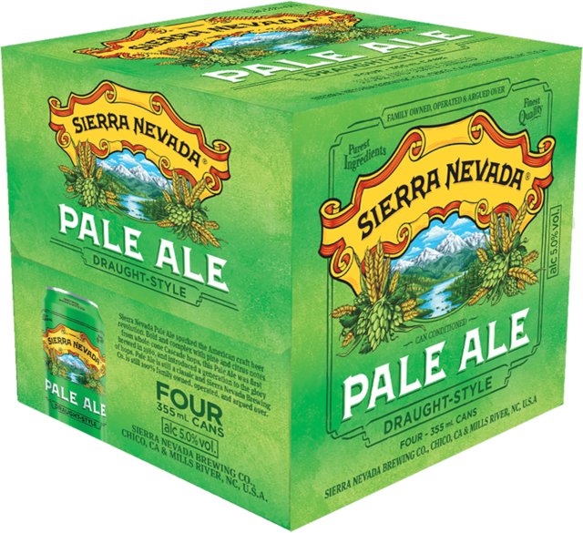 Sierra Nevada Draught Style Pale Ale Can 4X355ML