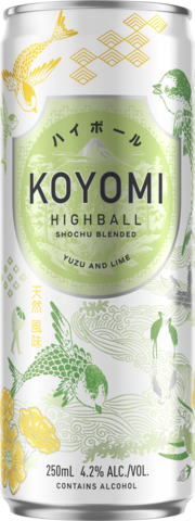 Koyomi Highball Yuzu And Lime 6 X 4 X 250ML