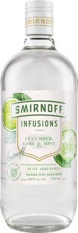 Smirnoff Infusions Cucumber Lime & Mint 20% 700ML