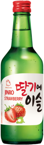 Hitejinro Chamisul Strawberry Soju Bottle 1X360ML