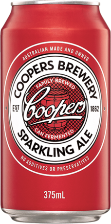 Coopers Sparkling Ale Can 24X375ML