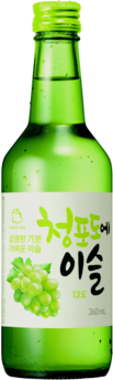 Hitejinro Chamisul Greengrape Soju Bottle 1X360ML