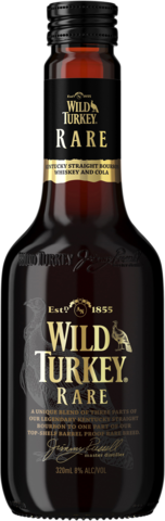  Wild Turkey Rare Bourbon & Cola Bottle 24X320ML