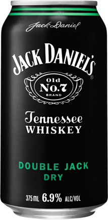  Jack Daniels Double Jack & Dry Can 4X375ML