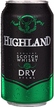 null Highland Scotch 4.8% & Dry Can 24X375ML