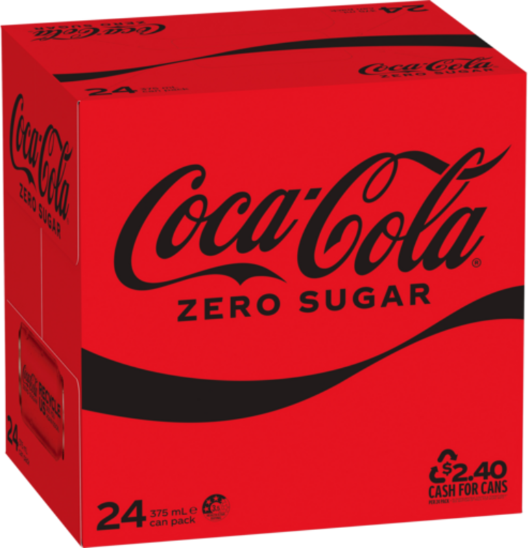 Coca Cola Zero Can 24X375ML