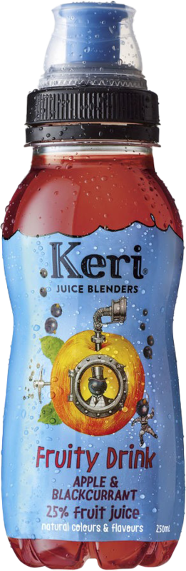 Keri Fruity Drink Apple Blackcurrant 250ML