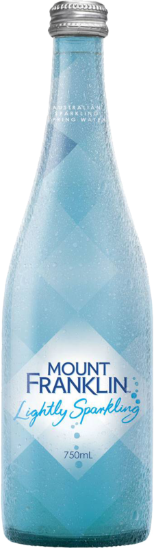 Mt Franklin Lightly Sparkling Water 750ML
