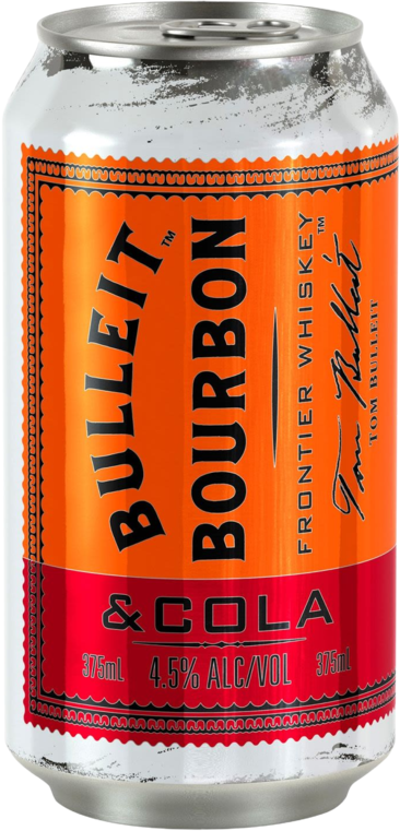 Bulleit Bourbon & Cola 4.5% Can 24X375ML