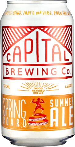 Capital Springboard Ale Can 24X375ML