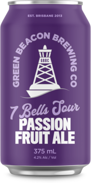 Green Beacon 7 Bells Passion Fruit Sour Can 1X375ML