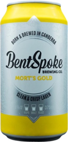 Bentspoke Mort's Gold Can 4X375ML