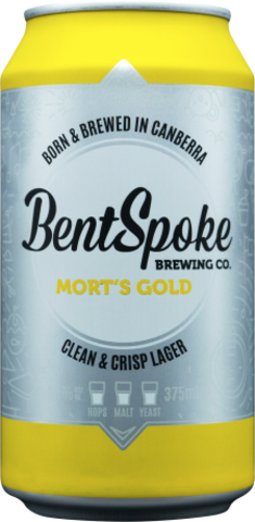 Bentspoke Mort's Gold Can 10X375ML