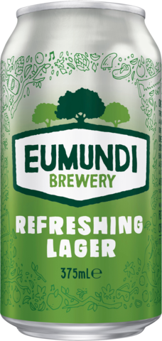 Eumundi Lager 4.4% Can 1X375ML