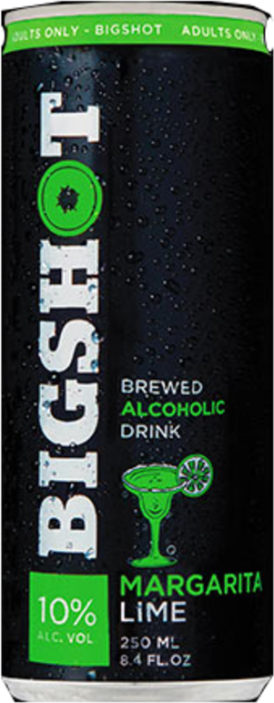 Big Shot Margarita Lime Can 24X250ML