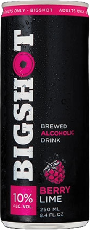 Big Shot Berry Lime Can 24X250ML