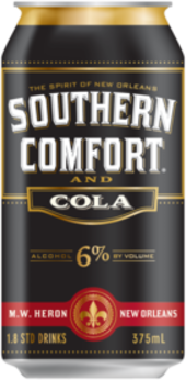 Southern Comfort Black Cola 6% Can 10X375ML