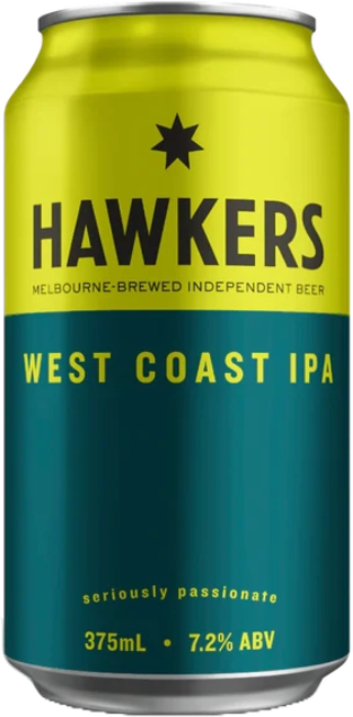 Hawkers West Coast IPA Can 1X375ML