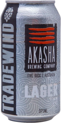 Akasha Tradewind Lager Can 6X375ML