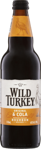 Wild Turkey Bourbon & Cola 4.8% Btl 12X510ML
