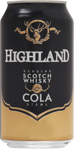 null Highland Scotch 4.8% & Cola Can 24X375ML