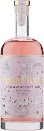 Poor Toms Strawberry Gin 700ML