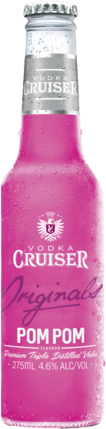 Vodka Cruiser Pom Pom Bottle 24X275ML