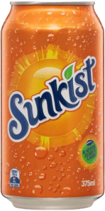 Sunkist Orange Can 1X375ML