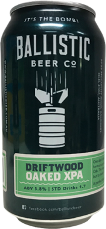 Ballistic Beer Co. Driftwood Oaked XPA Can 1X375ML