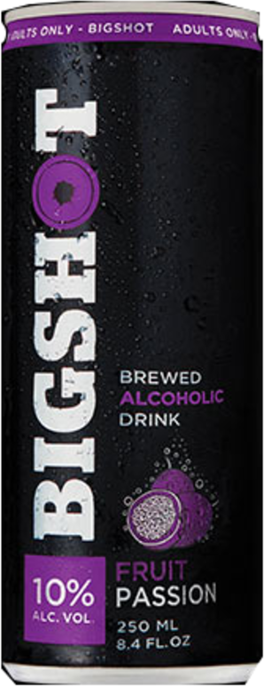 Big Shot Fruit Passion Can 24X250ML