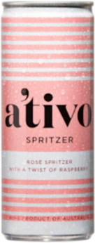 Ativo Spritzed Rose Can 1X250ML