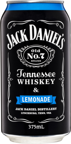 null Jack Daniels Tennessee Whiskey & Lemonade Can 4X375ML