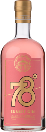 Adelaide Hills Distillery 78 Degrees Sunset Gin 700ML