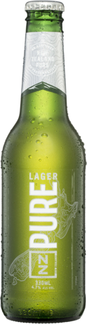  NZ Pure Lager 4.7% Bottle 6X330ML